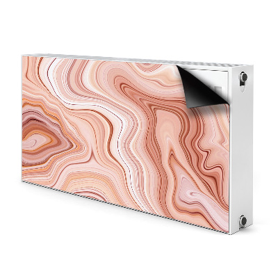 Magnetinis radiatoriaus lipdukas Ekru abstrakcija