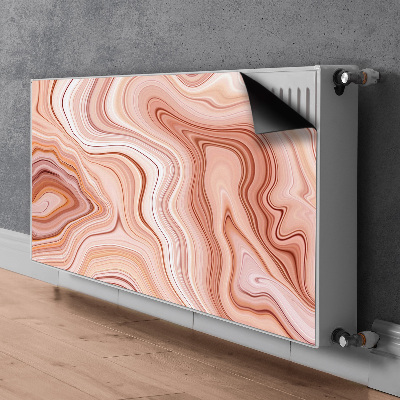 Magnetinis radiatoriaus lipdukas Ekru abstrakcija