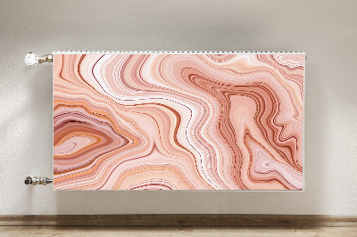 Magnetinis radiatoriaus lipdukas Ekru abstrakcija