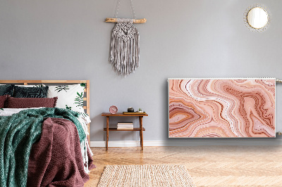 Magnetinis radiatoriaus lipdukas Ekru abstrakcija