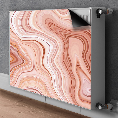Magnetinis radiatoriaus lipdukas Ekru abstrakcija