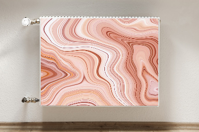 Magnetinis radiatoriaus lipdukas Ekru abstrakcija