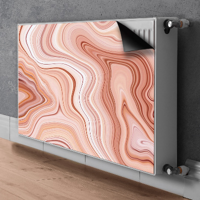 Magnetinis radiatoriaus lipdukas Ekru abstrakcija