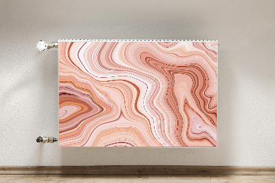 Magnetinis radiatoriaus lipdukas Ekru abstrakcija