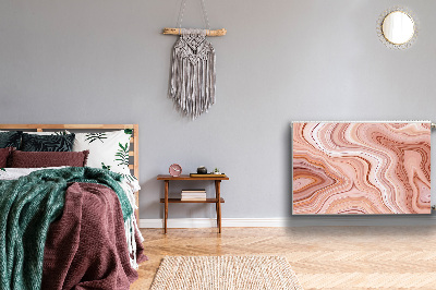 Magnetinis radiatoriaus lipdukas Ekru abstrakcija