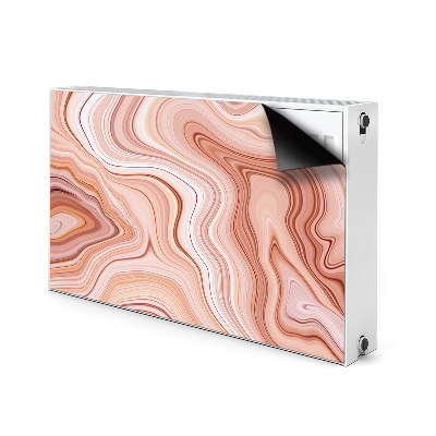 Magnetinis radiatoriaus lipdukas Ekru abstrakcija