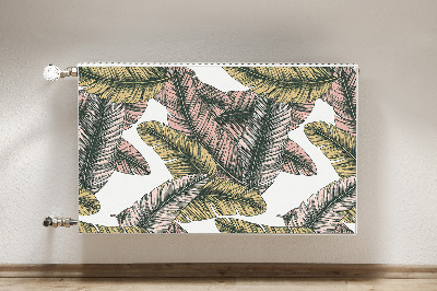 Magnetinis lipdukas radiatoriui Bananų lapai