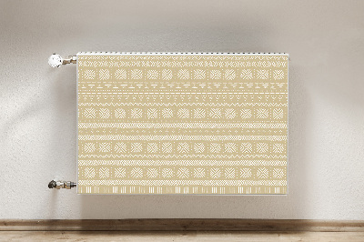 Kilimėlis magnetinė ant radiatoriaus Geltona forma