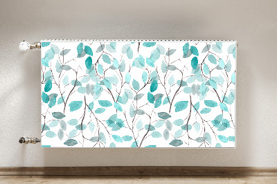 Kilimėlis magnetinė ant radiatoriaus Akvarelės lapai