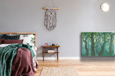 Kilimėlis magnetinė ant radiatoriaus tamsus miškas