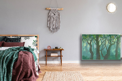 Kilimėlis magnetinė ant radiatoriaus tamsus miškas