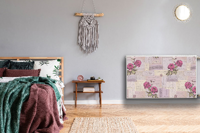 Kilimėlis magnetinė ant radiatoriaus Popierius ir bijūnai