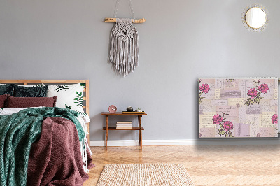 Kilimėlis magnetinė ant radiatoriaus Popierius ir bijūnai