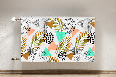 Magnetinis radiatoriaus lipdukas Taškai ir lapai