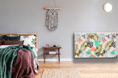 Magnetinis radiatoriaus lipdukas Taškai ir lapai