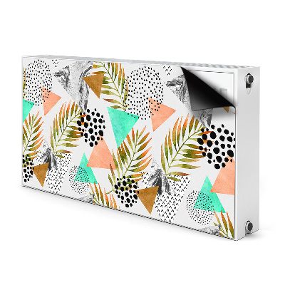 Magnetinis radiatoriaus lipdukas Taškai ir lapai