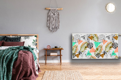 Magnetinis radiatoriaus lipdukas Taškai ir lapai