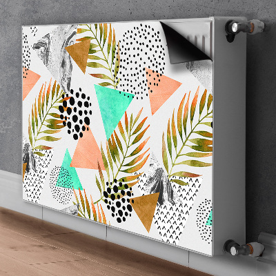 Magnetinis radiatoriaus lipdukas Taškai ir lapai