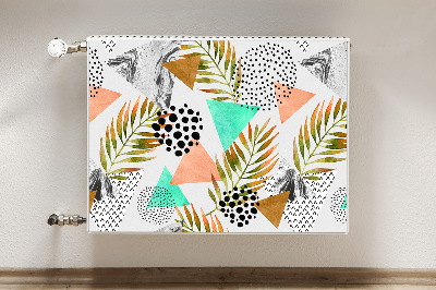 Magnetinis radiatoriaus lipdukas Taškai ir lapai