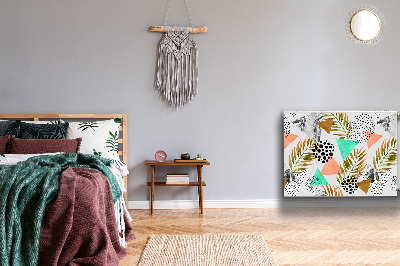 Magnetinis radiatoriaus lipdukas Taškai ir lapai