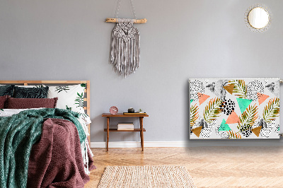 Magnetinis radiatoriaus lipdukas Taškai ir lapai