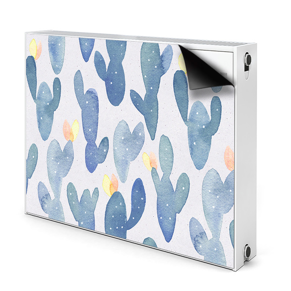 Magnetinis radiatoriaus lipdukas Dažyti kaktusai