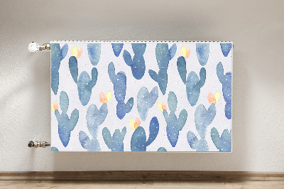 Magnetinis radiatoriaus lipdukas Dažyti kaktusai