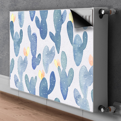 Magnetinis radiatoriaus lipdukas Dažyti kaktusai