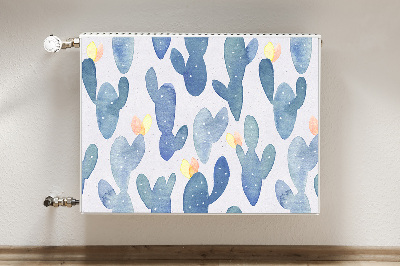 Magnetinis radiatoriaus lipdukas Dažyti kaktusai