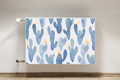 Magnetinis radiatoriaus lipdukas Dažyti kaktusai