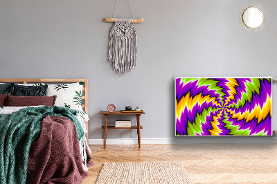 Magnetinis lipdukas radiatoriui Sūkurio abstrakcija