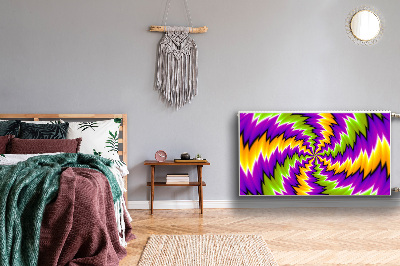 Magnetinis lipdukas radiatoriui Sūkurio abstrakcija