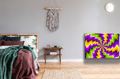 Magnetinis lipdukas radiatoriui Sūkurio abstrakcija