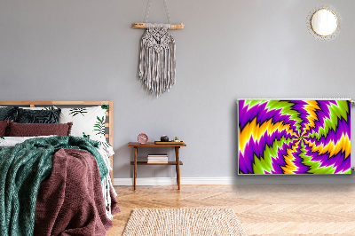 Magnetinis lipdukas radiatoriui Sūkurio abstrakcija