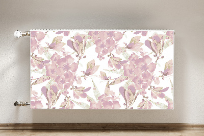 Magnetinis kilimėlis radiatoriui Hibiscus šviesiai rožinis