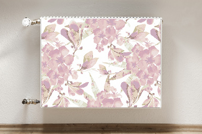 Magnetinis kilimėlis radiatoriui Hibiscus šviesiai rožinis