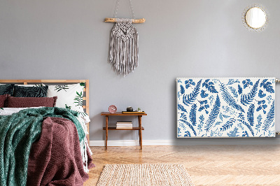 Magnetinis lipdukas radiatoriui Mėlynas papartis