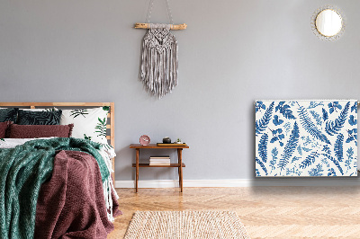 Magnetinis lipdukas radiatoriui Mėlynas papartis