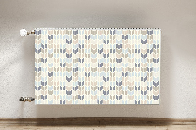 Magnetinis radiatoriaus lipdukas Geometrinė tekstūra