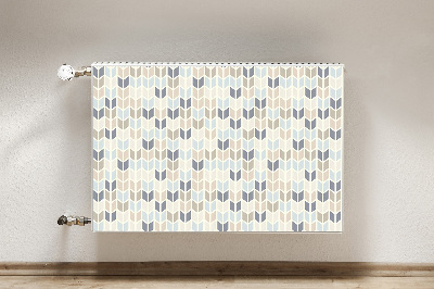 Magnetinis radiatoriaus lipdukas Geometrinė tekstūra