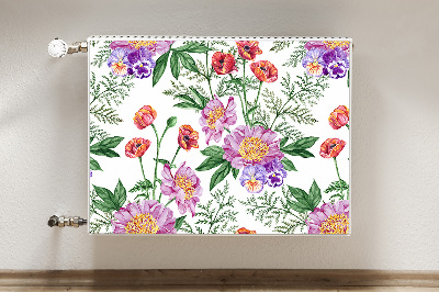 Magnetinis lipdukas radiatoriui Bijūnų puokštė