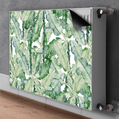 Magnetinis radiatoriaus lipdukas Bananų lapai