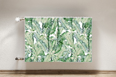 Magnetinis radiatoriaus lipdukas Bananų lapai