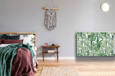 Magnetinis radiatoriaus lipdukas Bananų lapai