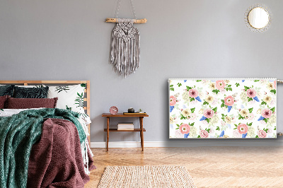 Magnetinis lipdukas radiatoriui Nupieštos gėlės