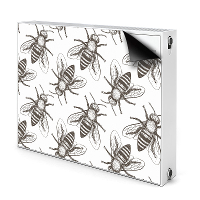 Magnetinis kilimėlis radiatoriui Bitės besiūlis raštas