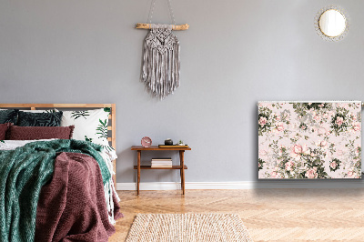 Magnetinis radiatoriaus lipdukas Spalvingos gėlės