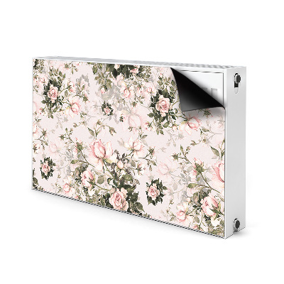 Magnetinis radiatoriaus lipdukas Spalvingos gėlės