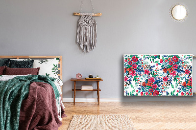 Kilimėlis magnetinė ant radiatoriaus Spalvingos gėlės