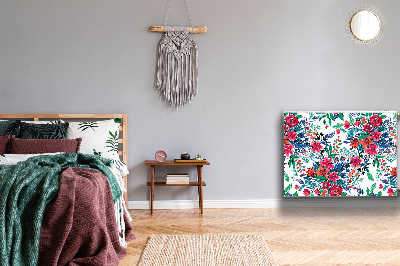 Kilimėlis magnetinė ant radiatoriaus Spalvingos gėlės